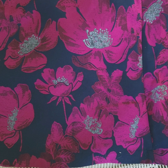 ModCloth pink and navy fit n flare dress - Picture 7 of 7